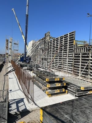 Sägewerk Betonbau Aufgabe Linie 2